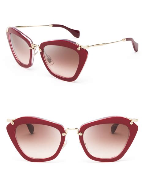 miu miu glitter sunglasses|miu miu sunglasses cat eye.